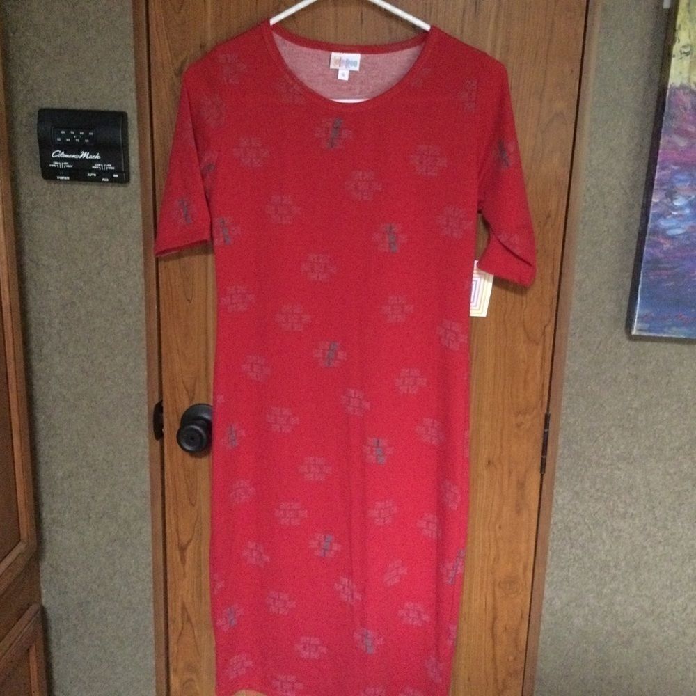 NWT LuLaRoe Brand Women’s S Red S/S Dress